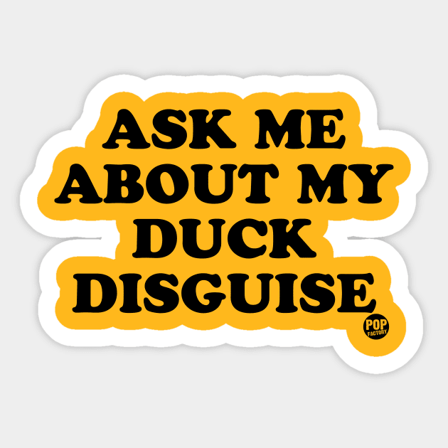 DUCK Sticker by toddgoldmanart